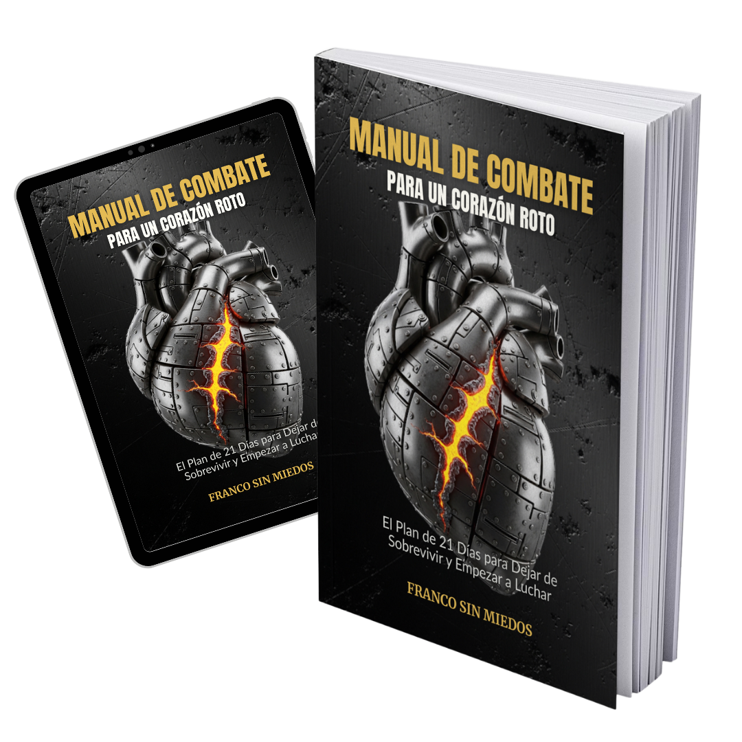 Portada y contenido del libro Manual de Combate para un Corazón Roto